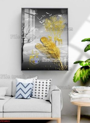 Download file gốc File tranh bộ hiện đại FT3817925 (in mica) logo