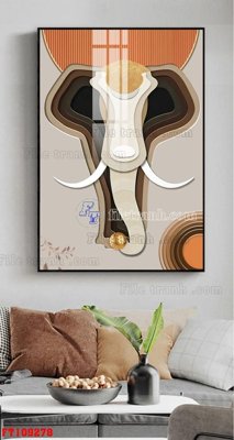 File gốc File tranh hiện đại pha lê gương FT109278 (chuẩn màu) cho in offset