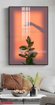 File in ấn File tranh hiện đại pha lê gương FT109296 (bản gốc) sắc nét