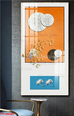 File PSD File tranh hiện đại pha lê gương FT109325 (gốc) cho designer