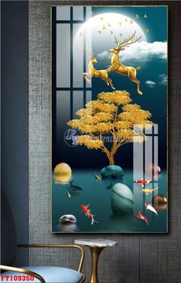 Download file File tranh hiện đại pha lê gương FT109350 (chuẩn in) chất lượng cao