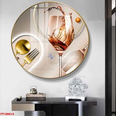 Ảnh gốc File tranh hiện đại pha lê gương FT109414 (siêu chi tiết) để in ấn