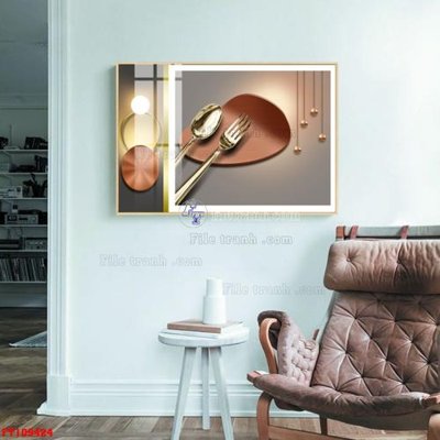 File tranh File tranh hiện đại pha lê gương FT109424 (gốc) chủ đề tĩnh vật