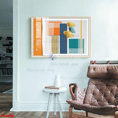 File tranh File tranh hiện đại pha lê gương FT109435 (gốc) chủ đề động vật