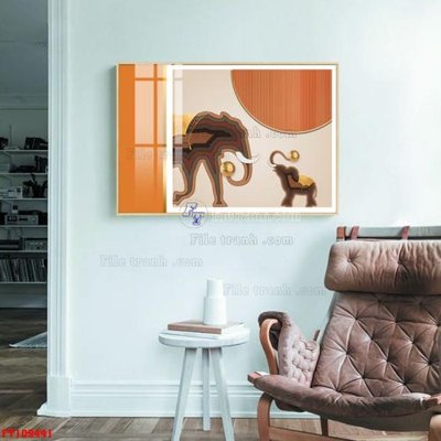 Download file gốc File tranh hiện đại pha lê gương FT109441 (in mica) trong suốt