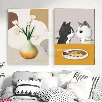 File tranh trang trí File tranh hiện đại pha lê gương FT109489 (file gốc)