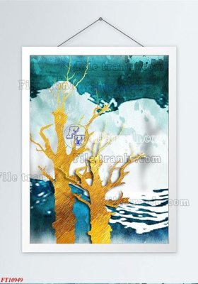 Tải file File tranh bộ hiện đại FT4033949 (gốc) làm file in ấn