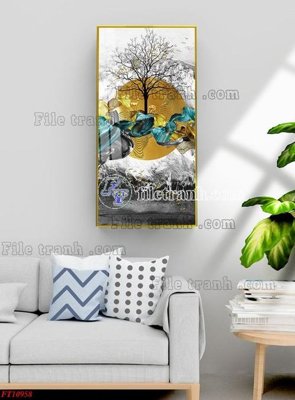 File in trần File tranh bộ hiện đại FT4114958 (bản gốc) phong cảnh