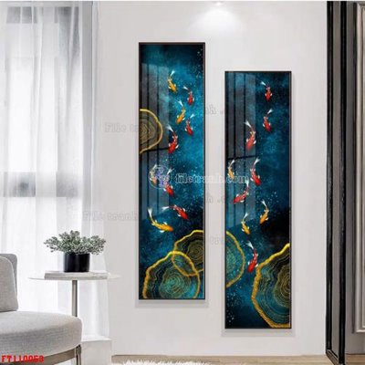 File gốc File tranh hiện đại pha lê gương FT110053 (cho in ấn) độc quyền