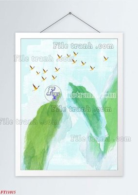 File in mica File tranh bộ hiện đại FT11015 (ảnh gốc) đẹp