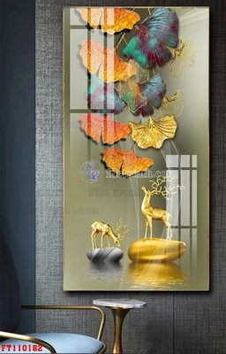 File gốc File tranh hiện đại pha lê gương FT110182 (ảnh chi tiết) để in trần