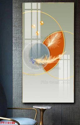 Ảnh gốc File tranh hiện đại pha lê gương FT110186 (độ nét cao) in tráng gương