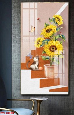 Tải file File tranh hiện đại pha lê gương FT110193 (gốc) chủ đề phong thủy