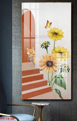 File gốc File tranh hiện đại pha lê gương FT110194 (bản quyền) cho in ấn