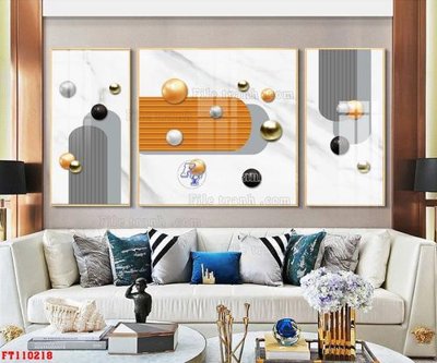 File in trần File tranh hiện đại pha lê gương FT110218 (bản gốc) bầu trời