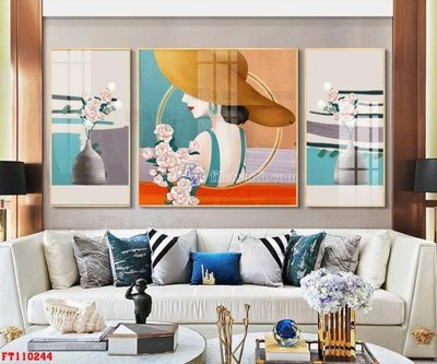 File gốc File tranh hiện đại pha lê gương FT110244 (ảnh chi tiết) để in ấn