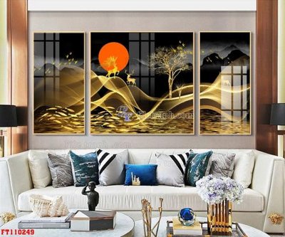 File tranh quảng cáo File tranh hiện đại pha lê gương FT110249 (file gốc) chuyên nghiệp