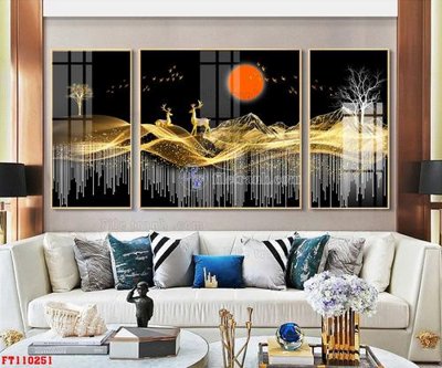 Download file tranh PSD File tranh hiện đại pha lê gương FT110251 để chỉnh sửa