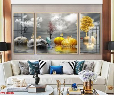 File gốc File tranh hiện đại pha lê gương FT110285 (PNG) chất lượng cao