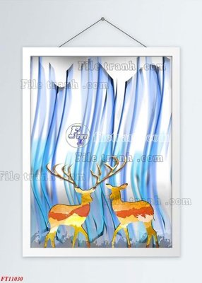 File ảnh File tranh bộ hiện đại FT11030 (gốc) in Hiflex