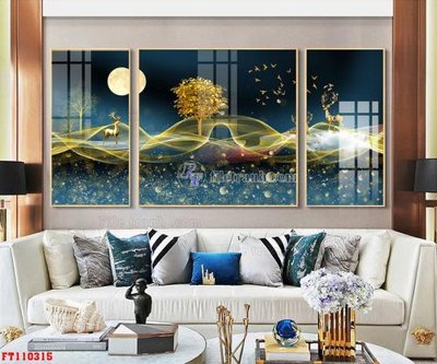 File gốc File tranh hiện đại pha lê gương FT110315 (PNG) nền trong suốt