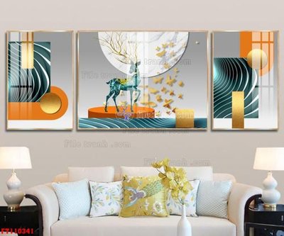 File gốc File tranh hiện đại pha lê gương FT110341 (ảnh chi tiết) để in lụa