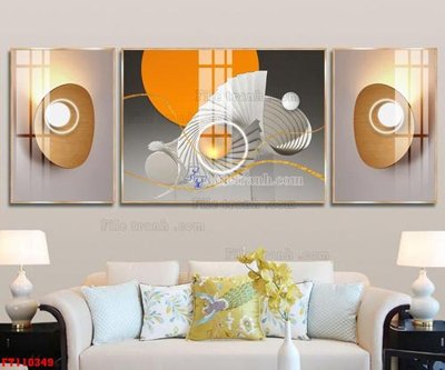 File gốc File tranh hiện đại pha lê gương FT110349 (in mica) trang trí