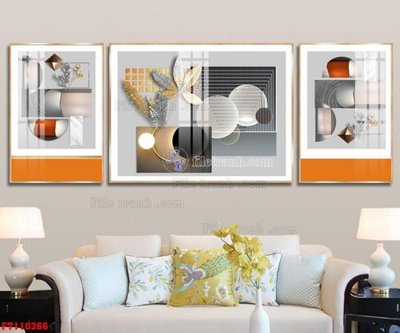 File tranh File tranh hiện đại pha lê gương FT110366 (bản gốc) in lụa 5D