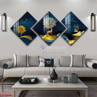 File tranh File tranh hiện đại pha lê gương FT110430 (ảnh gốc) sắc nét hoàn hảo