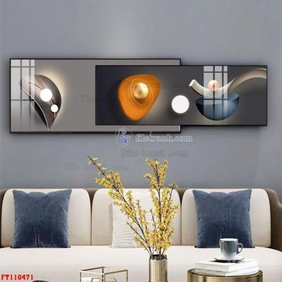 File tranh in trần File tranh hiện đại pha lê gương FT110471 (ảnh gốc siêu nét)