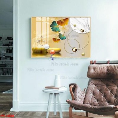 File tranh File tranh hiện đại pha lê gương FT110536 (gốc) chủ đề tĩnh vật