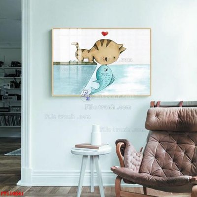 File gốc File tranh hiện đại pha lê gương FT110541 (PNG) không nền chất lượng