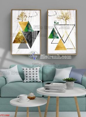 File gốc File tranh bộ hiện đại FT11060 (trang trí) cho phòng khách