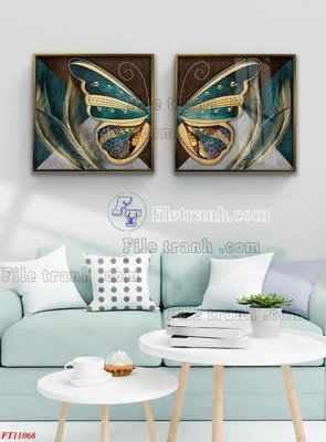 Download file File tranh bộ hiện đại FT11068 (gốc) in mica ốp bếp