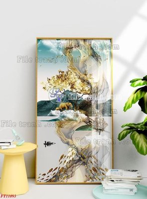 File ảnh File tranh bộ hiện đại FT11093 (gốc) cho trang trí nội thất