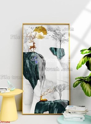 Tải file gốc File tranh bộ hiện đại FT11094 (bản PSD) còn layer