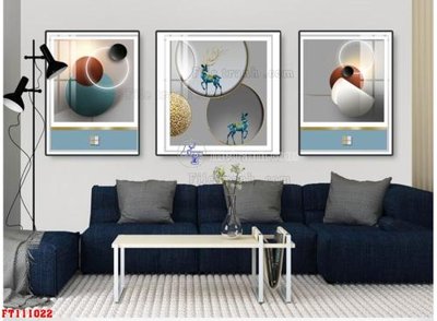 Download file gốc File tranh hiện đại pha lê gương FT111022 (in mica) 3D