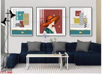 File gốc File tranh hiện đại pha lê gương FT111025 (dành cho trang trí nội thất)