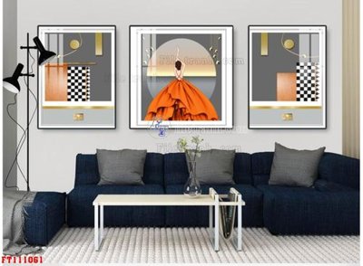 Tải file File tranh hiện đại pha lê gương FT111061 (PSD) cho in tranh 3D