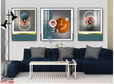 File in mica File tranh hiện đại pha lê gương FT111095 (bản gốc) sắc sảo