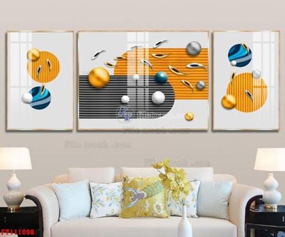 File gốc File tranh hiện đại pha lê gương FT111098 (phong cách) tối giản