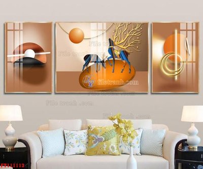 Download file ảnh gốc File tranh hiện đại pha lê gương FT111113 để in ấn