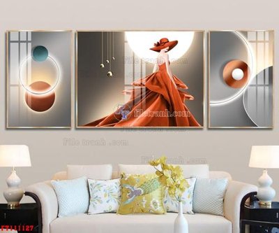 File gốc File tranh hiện đại pha lê gương FT111127 (ảnh chi tiết) để in ấn