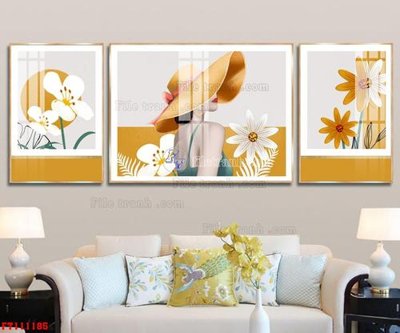 File gốc in ấn File tranh hiện đại pha lê gương FT111185 độ phân giải cao