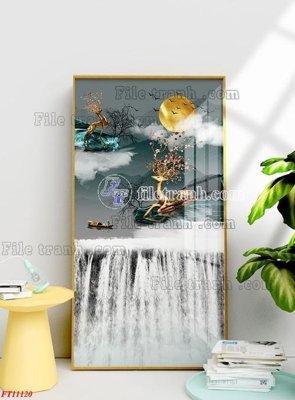 File tranh File tranh bộ hiện đại FT11120 (gốc) chủ đề con người