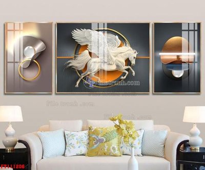 File ảnh File tranh hiện đại pha lê gương FT111206 (gốc) in poster