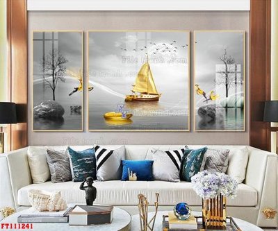 File tranh File tranh hiện đại pha lê gương FT111241 (gốc) chủ đề thành phố