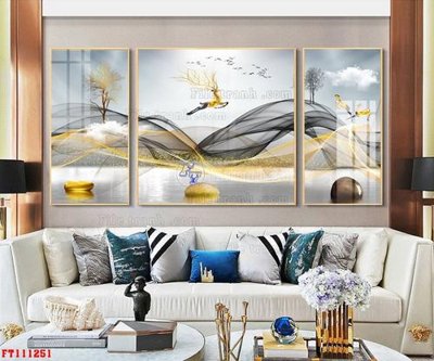 File gốc File tranh hiện đại pha lê gương FT111251 (AI/EPS) cho in ấn