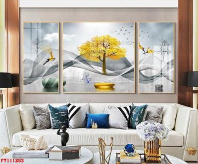 File tranh File tranh hiện đại pha lê gương FT111253 (ảnh gốc) độc quyền