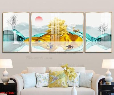 File tranh File tranh hiện đại pha lê gương FT111255 (file gốc) chuẩn màu in